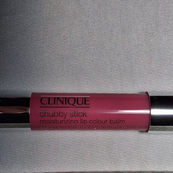 Clinique Chubby Stick Moisturizing Lip Balm 06  Woppin Watermelon NIB - Picture 3 of 3